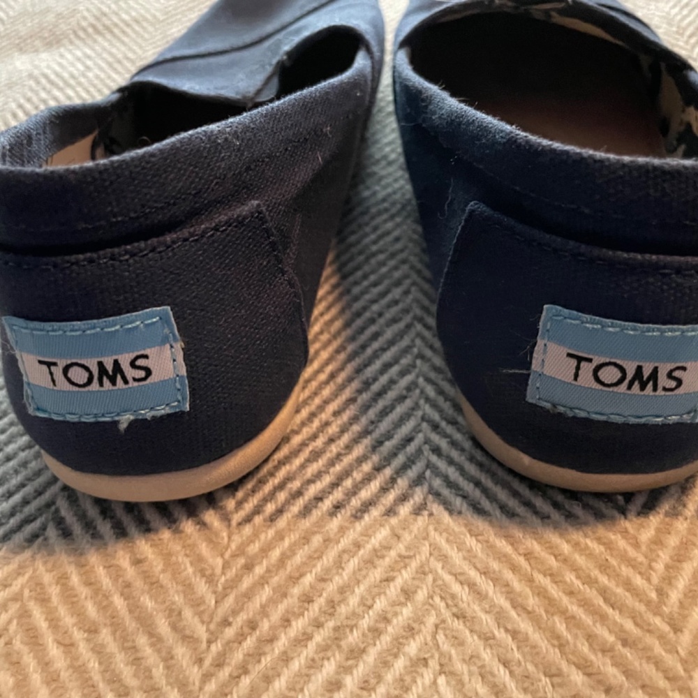 Womens Classic Toms flat Navy Blue